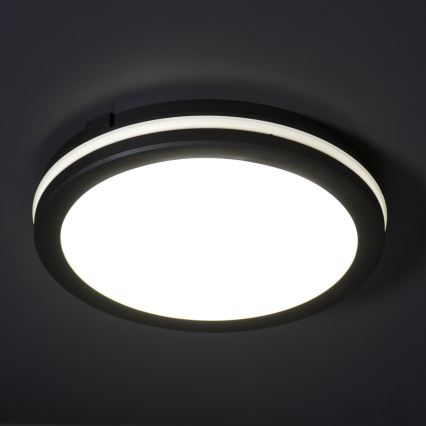 LED-Deckenleuchte für den Außenbereich BENO E LED/12W/230V 3000/4000/6500K d 20 cm IP65 schwarz