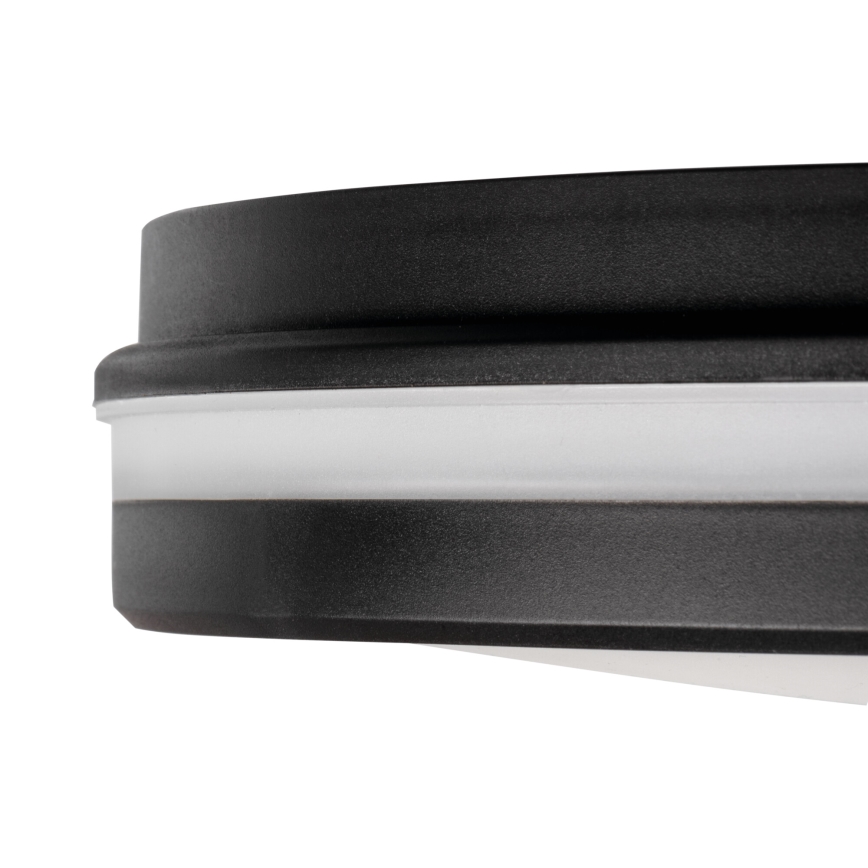LED-Deckenleuchte für den Außenbereich BENO E LED/20W/230V 3000/4000/6500K d 20 cm IP65 schwarz