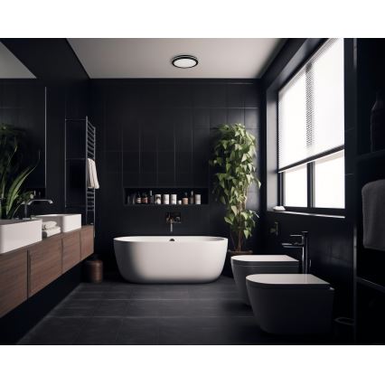 LED-Deckenleuchte für den Außenbereich BENO ECO LED/20W/230V 3000/4000/6500K d 20 cm IP65 schwarz