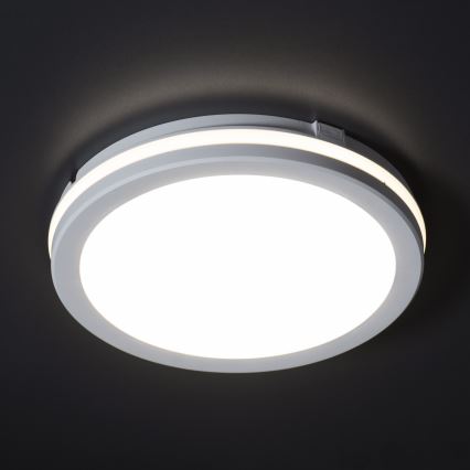 LED-Deckenleuchte für den Außenbereich BENO ECO LED/40W/230V 3000/4000/6500K d 40 cm IP65 weiß