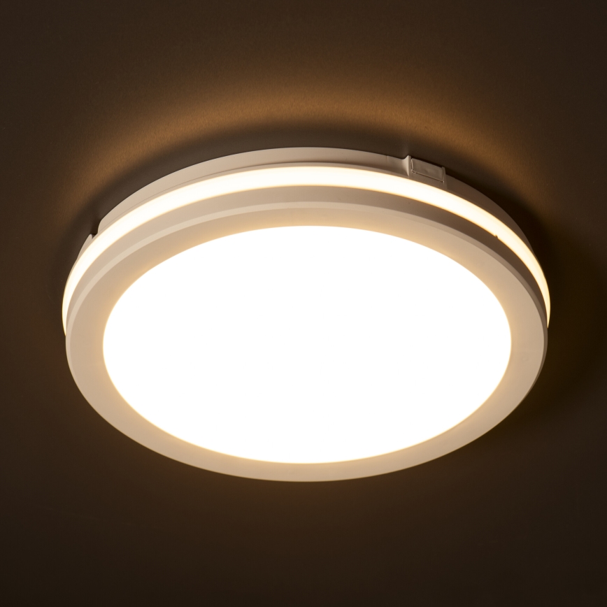 LED-Deckenleuchte für den Außenbereich BENO ECO LED/40W/230V 3000/4000/6500K d 40 cm IP65 weiß