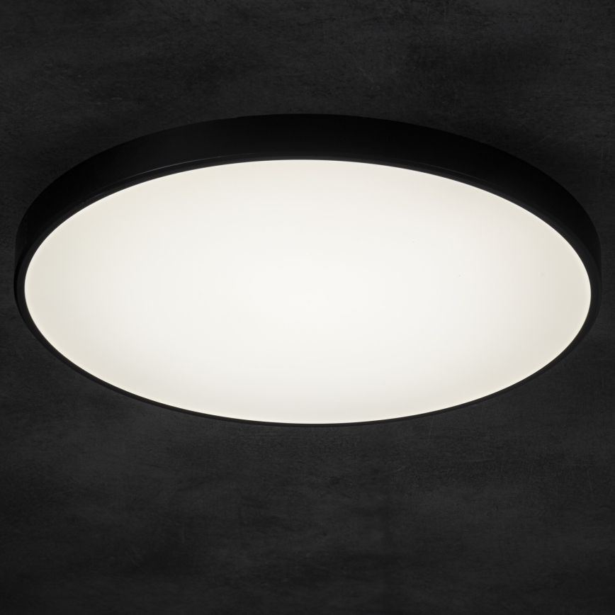 Dimmbare LED-Deckenleuchte PLAFON LED/20W/230V 3000-6500K Wi-Fi schwarz