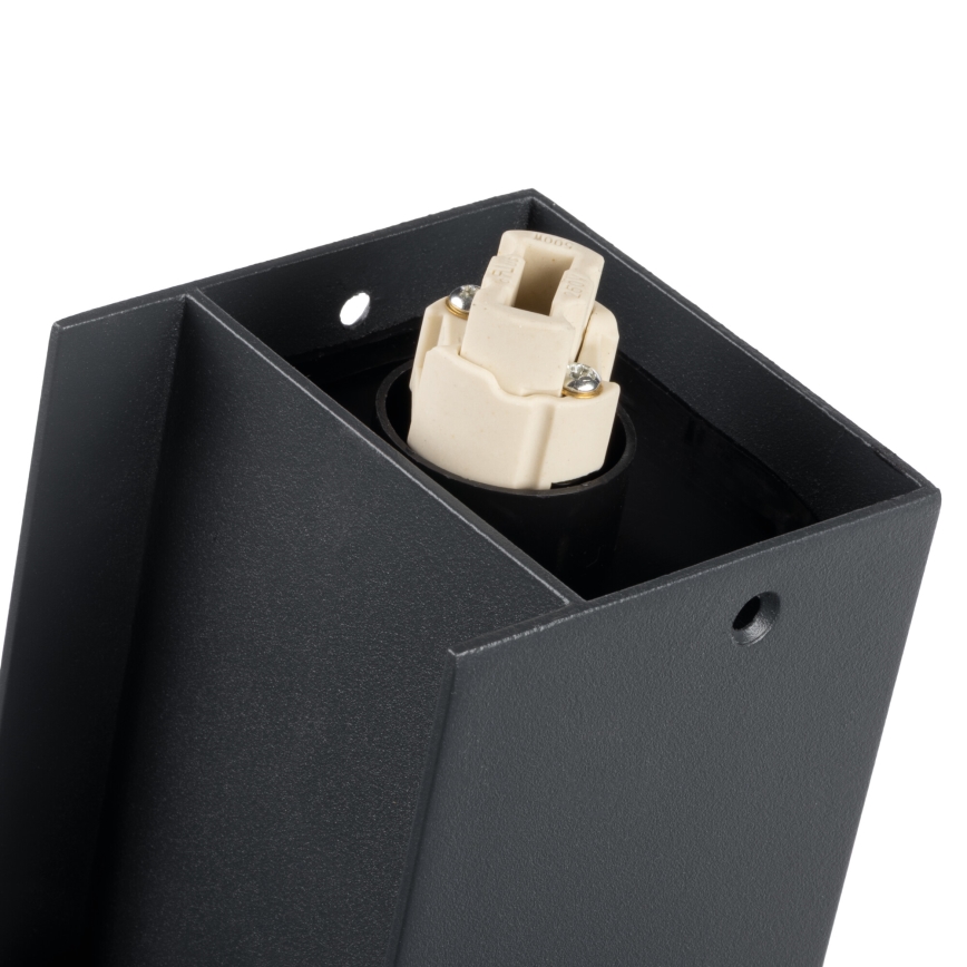 Outdoor-Wandleuchte DASTEN 1xG9/11W/230V IP44 schwarz