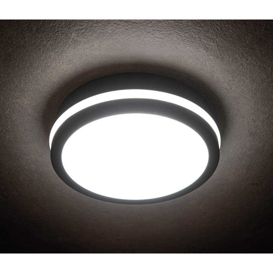LED-Deckenleuchte für den Außenbereich BENO LED/24/30W/230V 3000/3500/4000K IP65 anthrazit rund