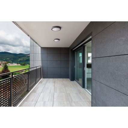 LED-Deckenleuchte für den Außenbereich mit Bewegungssensor BENO LED/24/30W/230V 3000/3500/4000K IP65 anthrazit rund