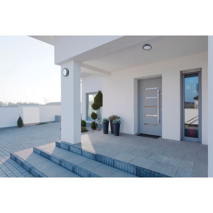 LED-Deckenleuchte für den Außenbereich mit Bewegungssensor BENO LED/24/30W/230V 3000/3500/4000K IP65 anthrazit rund