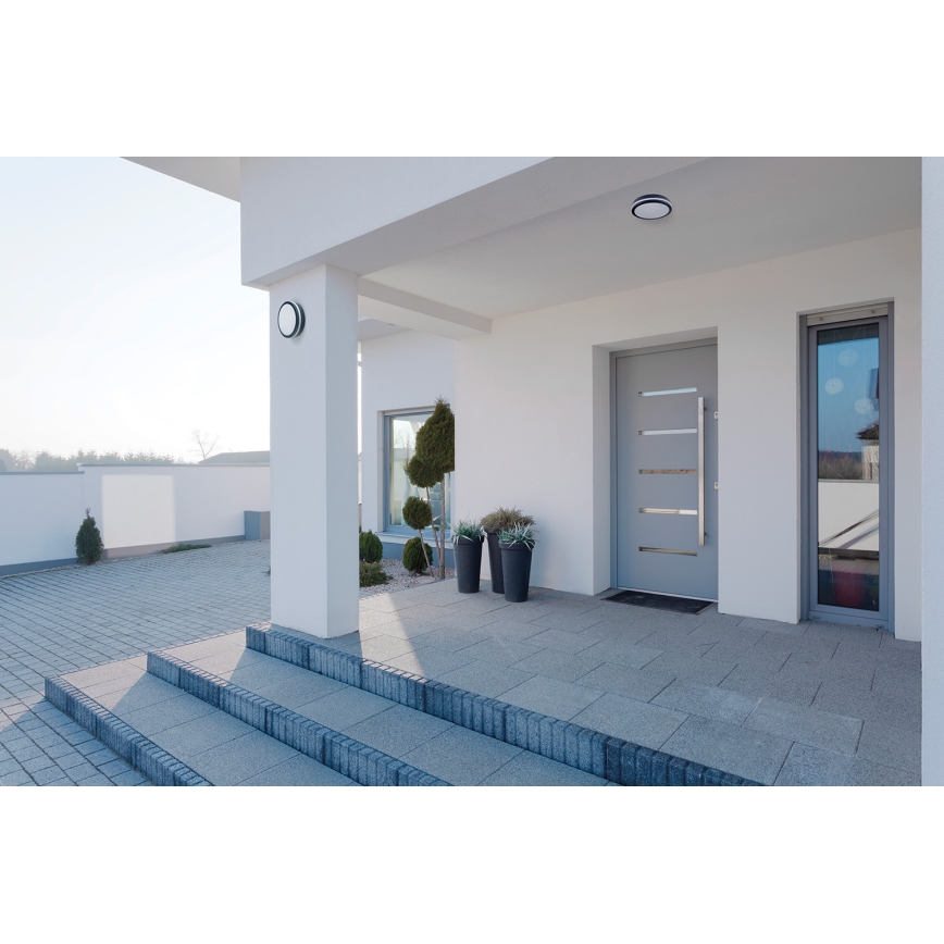 LED-Deckenleuchte für den Außenbereich mit Bewegungssensor BENO LED/24/30W/230V 3000/3500/4000K IP65 anthrazit rund