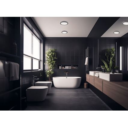 LED-Deckenleuchte für den Außenbereich mit Bewegungssensor BENO LED/24/30W/230V 3000/3500/4000K IP65 anthrazit rund