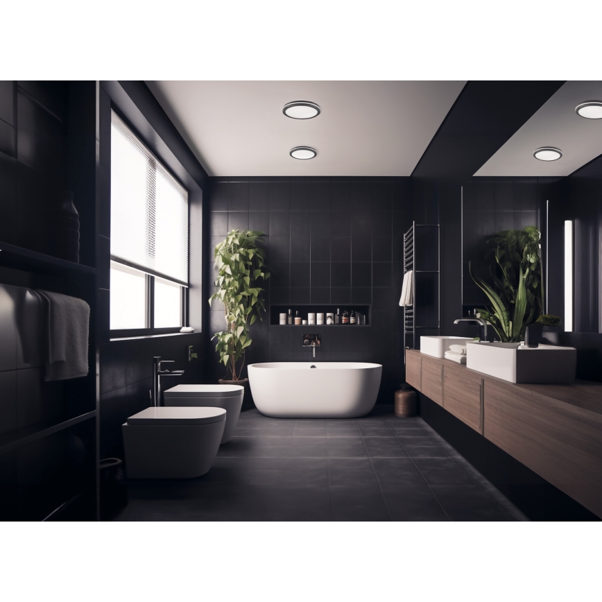 LED-Deckenleuchte für den Außenbereich mit Bewegungssensor BENO LED/24/30W/230V 3000/3500/4000K IP65 anthrazit rund