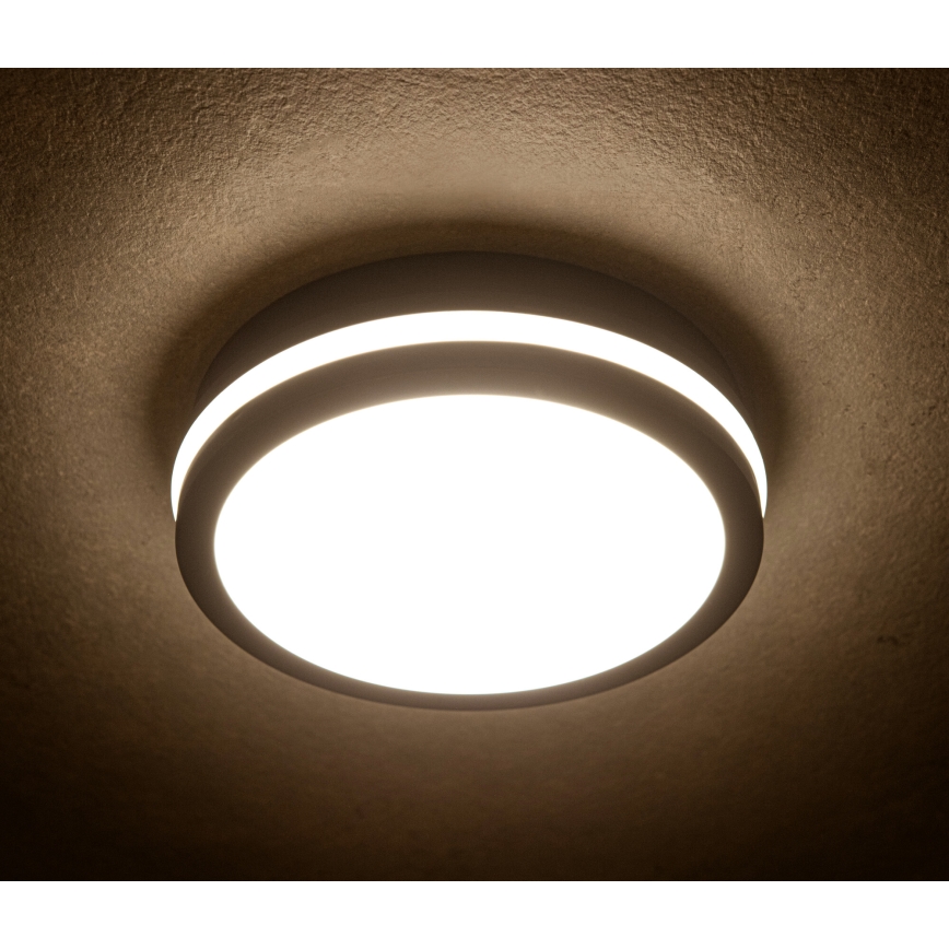 LED-Deckenleuchte für den Außenbereich mit Bewegungssensor BENO LED/24/30W/230V 3000/3500/4000K IP65 anthrazit rund