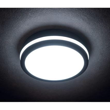 LED-Deckenleuchte für den Außenbereich mit Bewegungssensor BENO LED/24/30W/230V 3000/3500/4000K IP65 anthrazit rund
