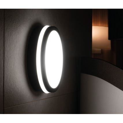 LED-Deckenleuchte für den Außenbereich mit Bewegungssensor BENO LED/24/30W/230V 3000/3500/4000K IP65 anthrazit rund