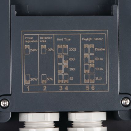 LED-Deckenleuchte für den Außenbereich mit Bewegungssensor BENO LED/24/30W/230V 3000/3500/4000K IP65 anthrazit rund