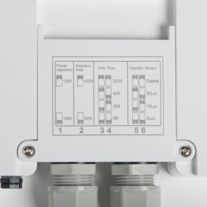 LED-Deckenleuchte für den Außenbereich mit Bewegungssensor BENO LED/24/30W/230V 3000/3500/4000K IP65 weiß rund