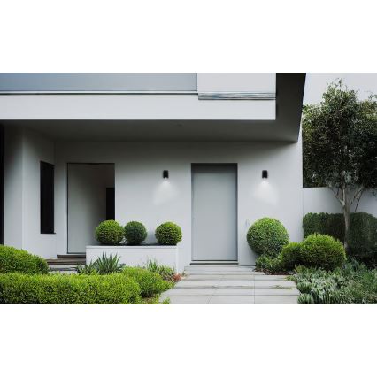 Outdoor-Wandleuchte ZEVI 1xGU10/10W/230V IP54 anthrazit