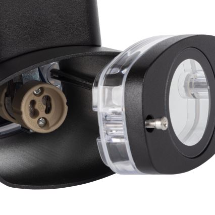Outdoor-Wandleuchte ZEVI 2xGU10/10W/230V IP54 anthrazit