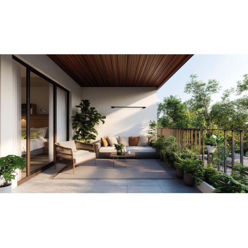 LED-Outdoor-Wandleuchte YALTE LED/11W/230V 4000K IP54 schwarz