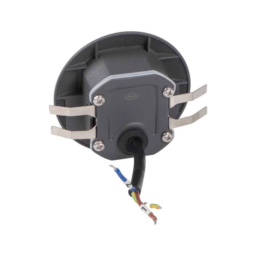 LED Treppenleuchte mit Bewegungs- und Dämmerungssensor EXIN LED/2,5W/230V 3000K IP65 anthrazit rund