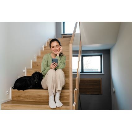 LED-Treppenleuchte EXIN LED/2,5W/230V 3000K IP65 weiß, eckig