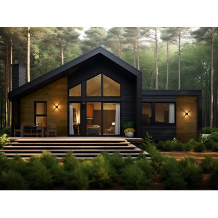 LED-Außenwandleuchte REFAZI LED/6W/230V IP54 schwarz