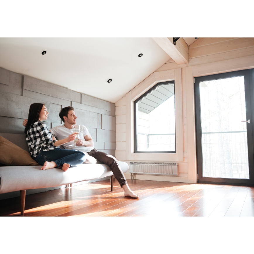 LED-Einbauleuchte FIZU LED/4W/230V 3000/4000/6500K schwarz