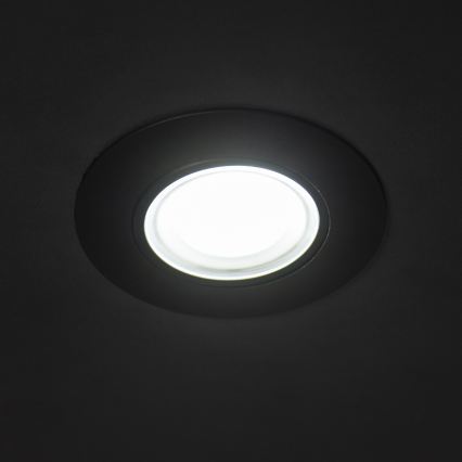 LED-Einbauleuchte FIZU LED/4W/230V 3000/4000/6500K schwarz