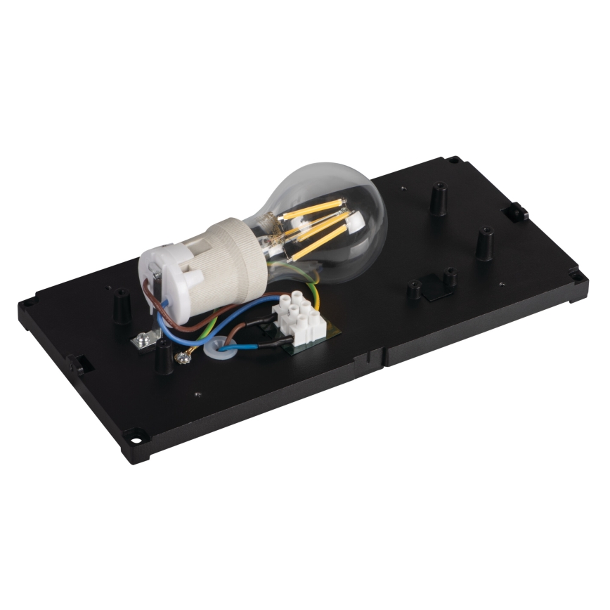 Außenwandleuchte LERTO 1xE27/15W/230V IP54 schwarz