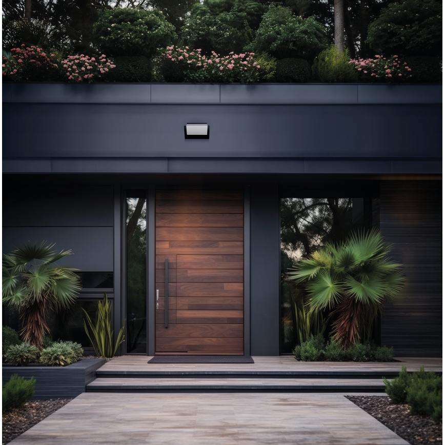 LED-Außenwandleuchte XERTO, 20 W, 230 V, 3000/4000/6500 K, IP65, schwarz