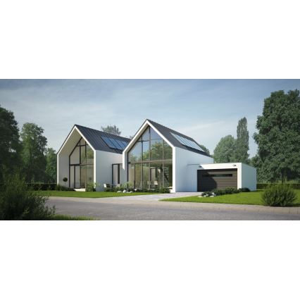 LED-Außenwandleuchte XERTO, 20 W, 230 V, 3000/4000/6500 K, IP65, schwarz