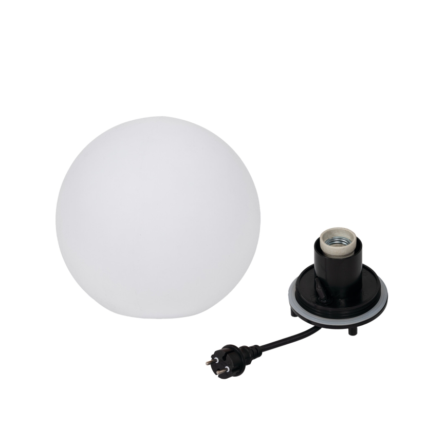 Außenleuchte STONO 1xE27/15W/230V Ø 20 cm IP65 weiß