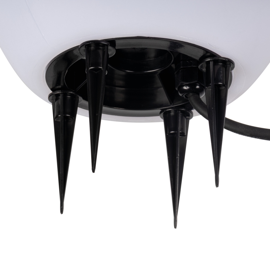 Außenleuchte STONO 1xE27/20W/230V Ø 30 cm IP65 weiß