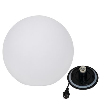 Außenleuchte STONO 1x E27/20 W/230 V Ø 50 cm IP65 weiß