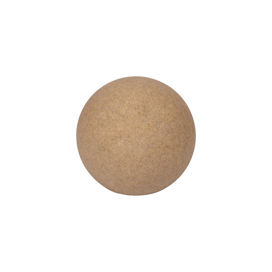 Außenleuchte STONO 1xE27/15W/230V Ø 20 cm IP65 beige