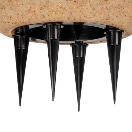 Außenleuchte STONO 1xE27/20W/230V, Ø 30 cm, IP65, beige