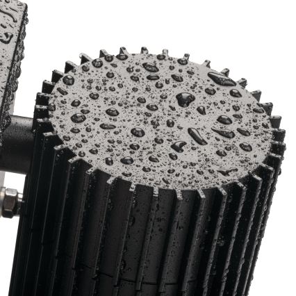 Außen-Wandstrahler RADILO 1xGU10/11W/230V IP44 schwarz