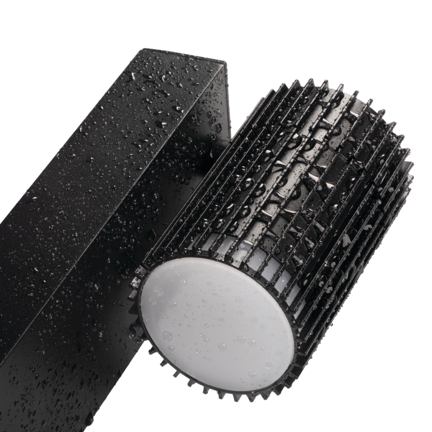Außenleuchte RADILO 1xGU10/11W/230V 50 cm IP44 schwarz