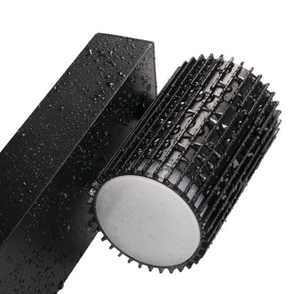 Außenleuchte RADILO 1xGU10/11W/230V 80 cm IP44 schwarz