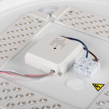 Dimmbare LED-Deckenleuchte LIXAN LED/47W/230V 3000-6500K Ø 38,6 cm Weiß/Schwarz + Fernbedienung