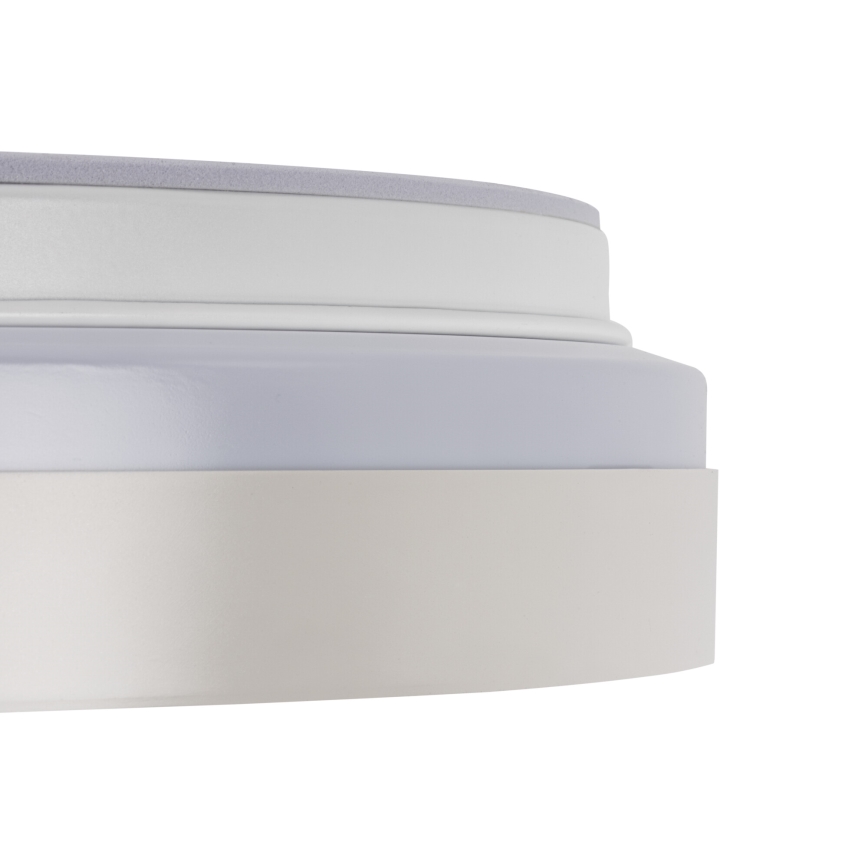 LED-dimmbare Deckenleuchte LIXAN LED/65W/230V 3000-6500K pr. 48,6 cm weiß/silber + Fernbedienung