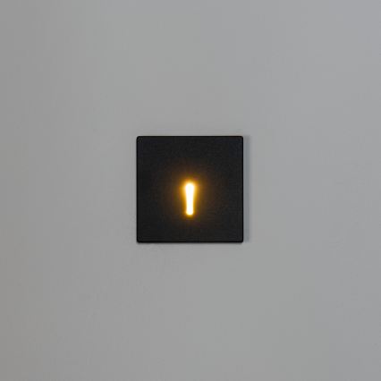 LED-Treppenleuchte MAGNIK LED/1,7W/230V 2700/3300/3900/4600/5700K schwarz eckig