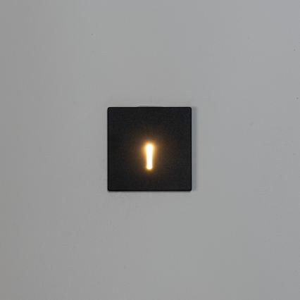 LED-Treppenleuchte MAGNIK LED/1,7W/230V 2700/3300/3900/4600/5700K schwarz eckig