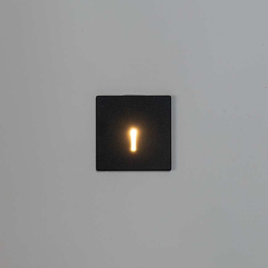 LED-Treppenleuchte MAGNIK LED/1,7W/230V 2700/3300/3900/4600/5700K schwarz eckig