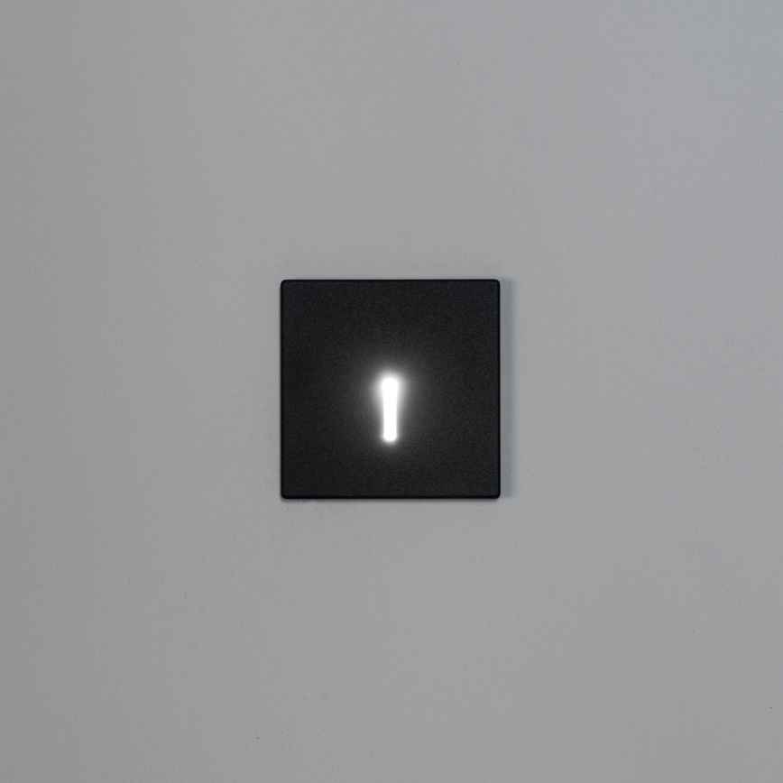 LED-Treppenleuchte MAGNIK LED/1,7W/230V 2700/3300/3900/4600/5700K schwarz eckig