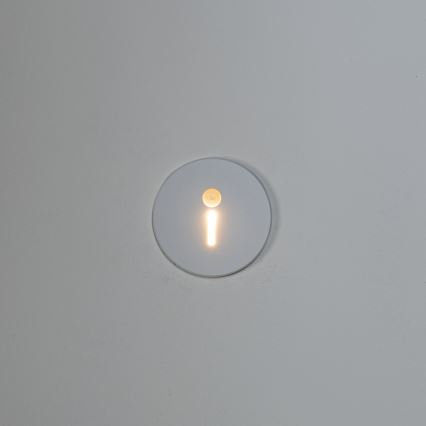 LED-Treppenleuchte mit Bewegungs- und Dämmerungssensor MAGNIK LED/1,7W/230V 2700/3300/3900/4600/5700K weiß rund