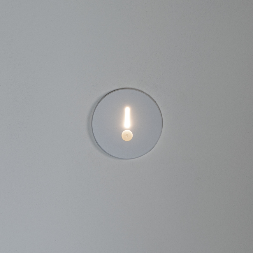 LED-Treppenleuchte mit Bewegungs- und Dämmerungssensor MAGNIK LED/1,7W/230V 2700/3300/3900/4600/5700K weiß rund