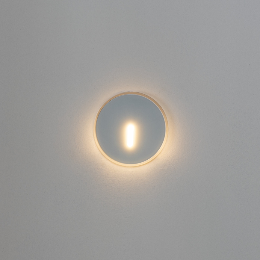 LED-Treppenleuchte MAGNIK LED/1,7W/230V 2700/3300/3900/4600/5700K weiß rund