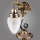 Kemar LSA25/M/P - Tischlampe OURO EAGLE 1xE27/60W/230V