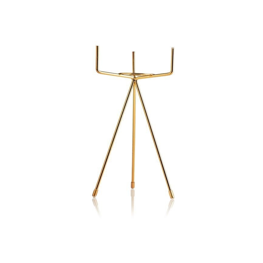 Keramik-Blumentopf EMMA 28,3x13 cm weiß/gold