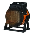 Keramik-Heizlüfter 1000/2000 W, 230 V, orange/schwarz