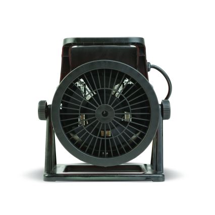 Keramik-Heizlüfter 1000/2000 W, 230 V, orange/schwarz